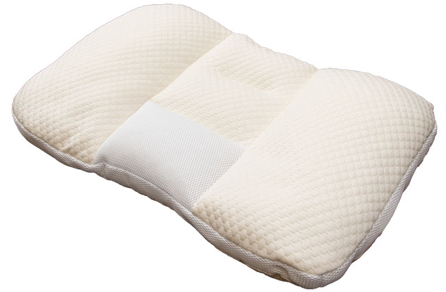 広島市の木村寝具店の4980円のオーダー枕の斜め画像。